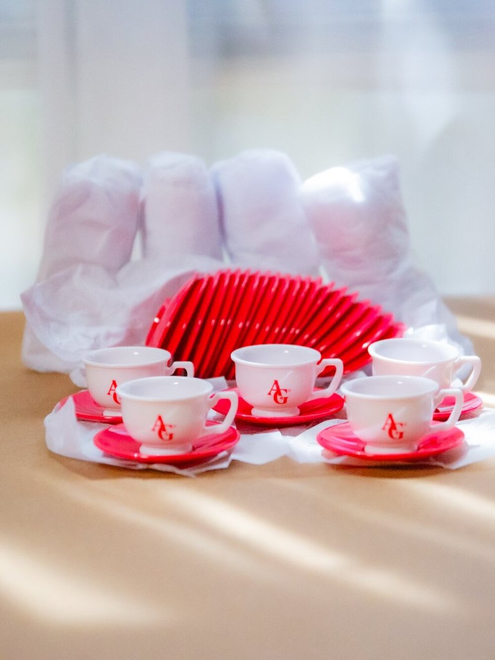 NEW ~ 50-Piece American Girl Tea Cup and Saucer Set